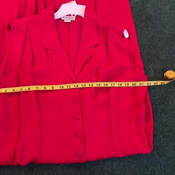 Red Women’s Dress  Zenobia - Picture 7 of 9